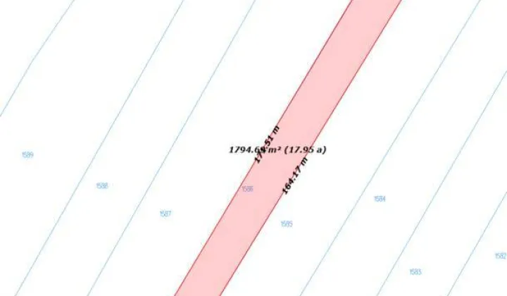 Działka rolna Dębno