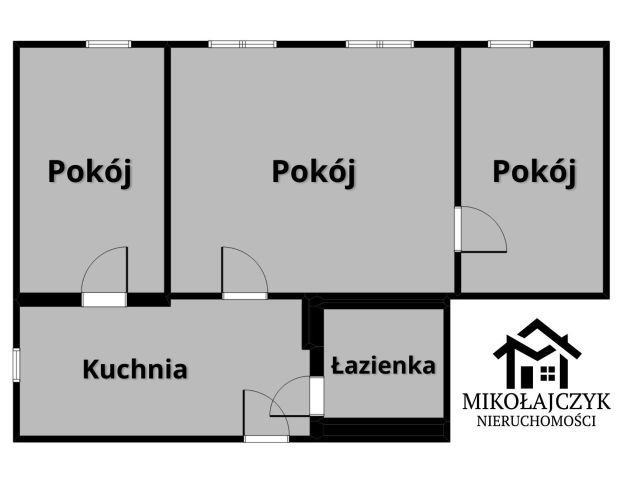 Mieszkanie 3-pokojowe Bartoszyce, ul. gen. Andersa. Zdjęcie 13