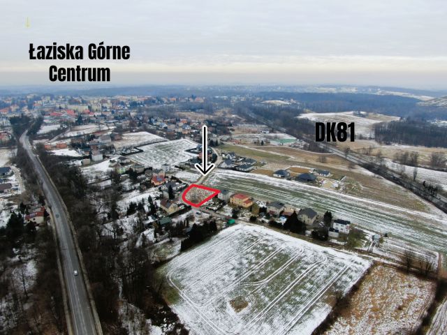 Działka inwestycyjna Łaziska Górne Centrum, ul. Górna. Zdjęcie 1
