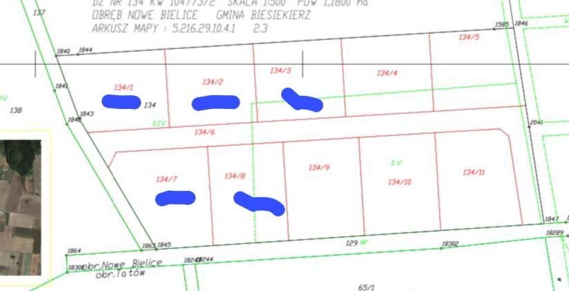 Działka budowlana Nowe Bielice, ul. Śnieżynek. Zdjęcie 3