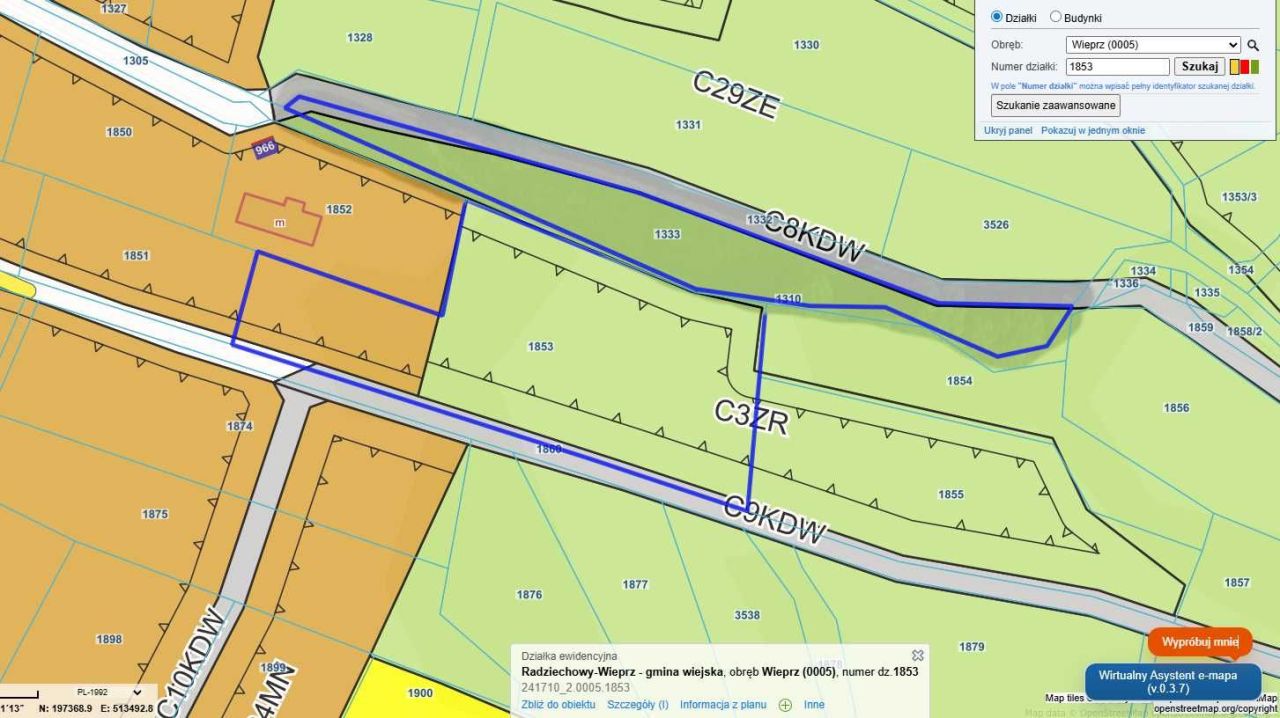 Działka budowlana Wieprz. Zdjęcie 3