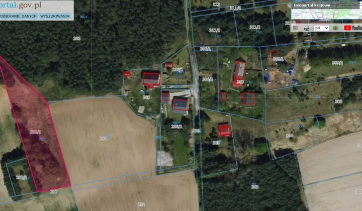 Działka rolna Bukowce