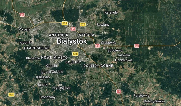 Działka inwestycyjna Białystok Dojlidy, ul. Dojnowska