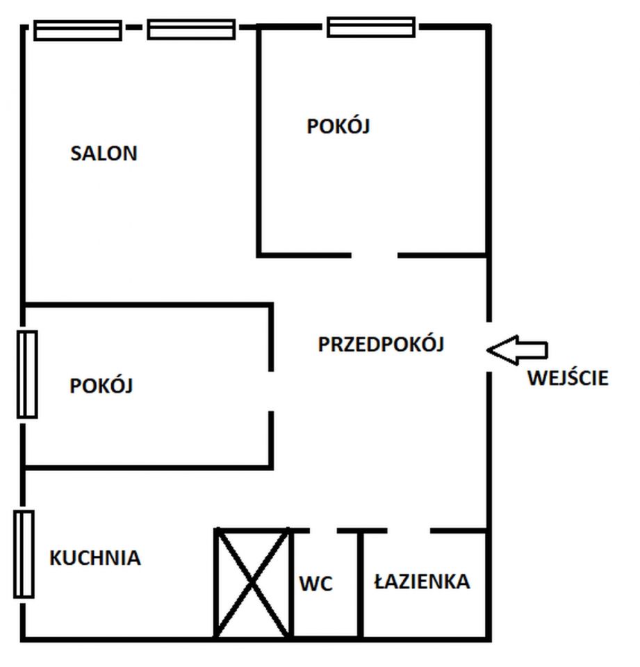 Mieszkanie 3-pokojowe Lublin Dziesiąta, ul. Wojenna