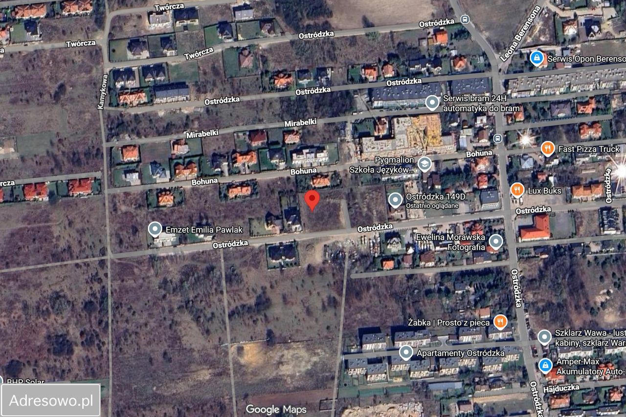 Działka inwestycyjna Warszawa Białołęka, ul. Ostródzka. Zdjęcie 1