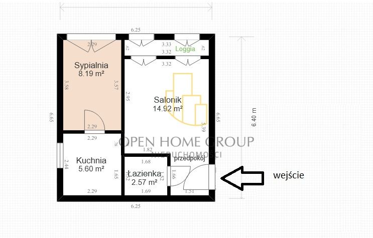 Mieszkanie 2-pokojowe Wrocław, ul. Gajowicka. Zdjęcie 3