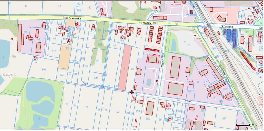 Działka Wołów, ul. Polna. Zdjęcie 2