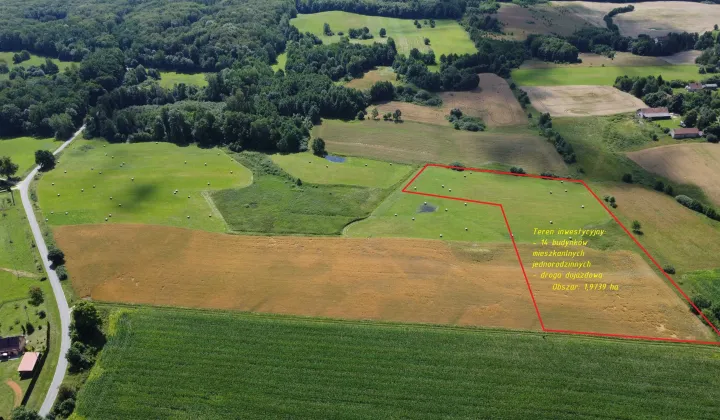 Działka inwestycyjna Strużyna
