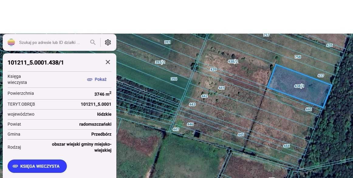 Działka rolna Borowa. Zdjęcie 3