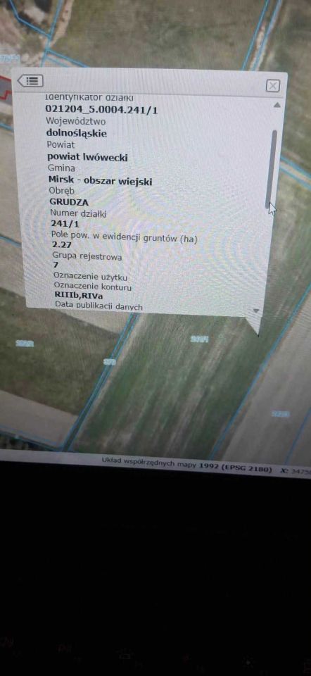 Działka rolna Grudza. Zdjęcie 2