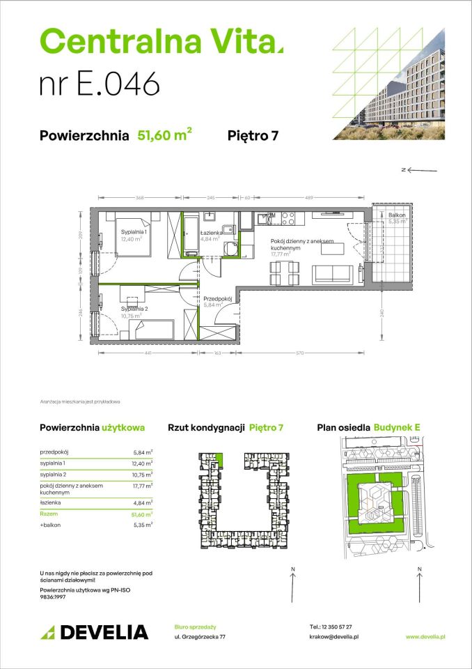 Mieszkanie 3-pokojowe Kraków Czyżyny, ul. Romana Ciesielskiego. Zdjęcie 14