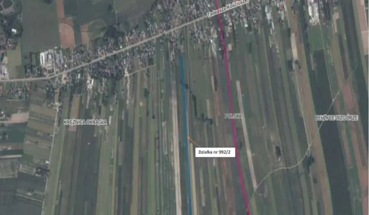 Działka rolna Krężnica Okrągła
