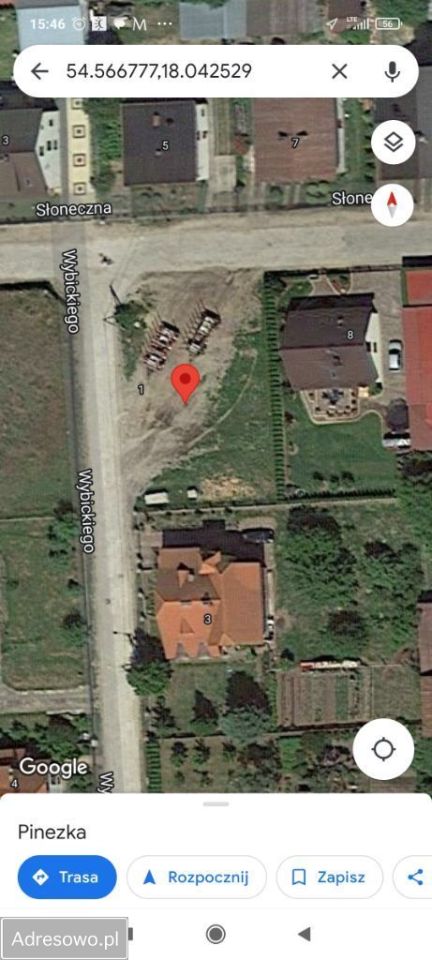 Działka budowlana Strzebielino, ul. Wybickiego