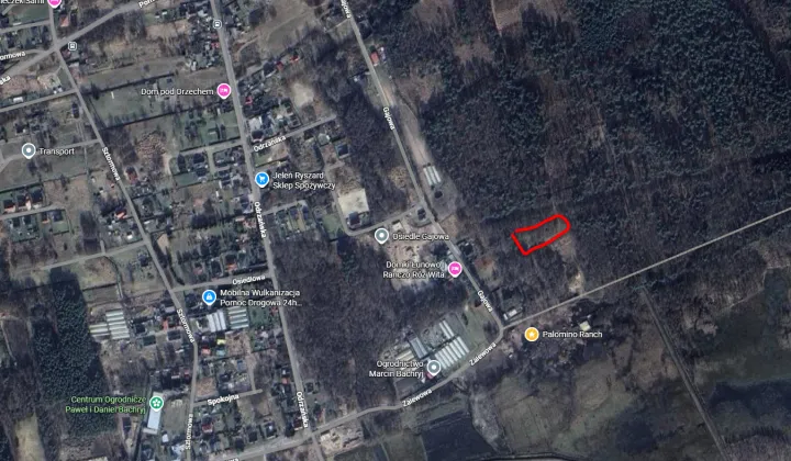 Działka rekreacyjna Świnoujście Przytór, ul. Gajowa