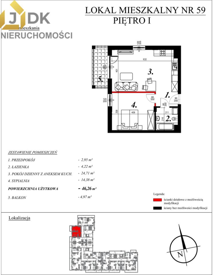 Mieszkanie 2-pokojowe Sochaczew, ul. Kochanowskiego. Zdjęcie 43