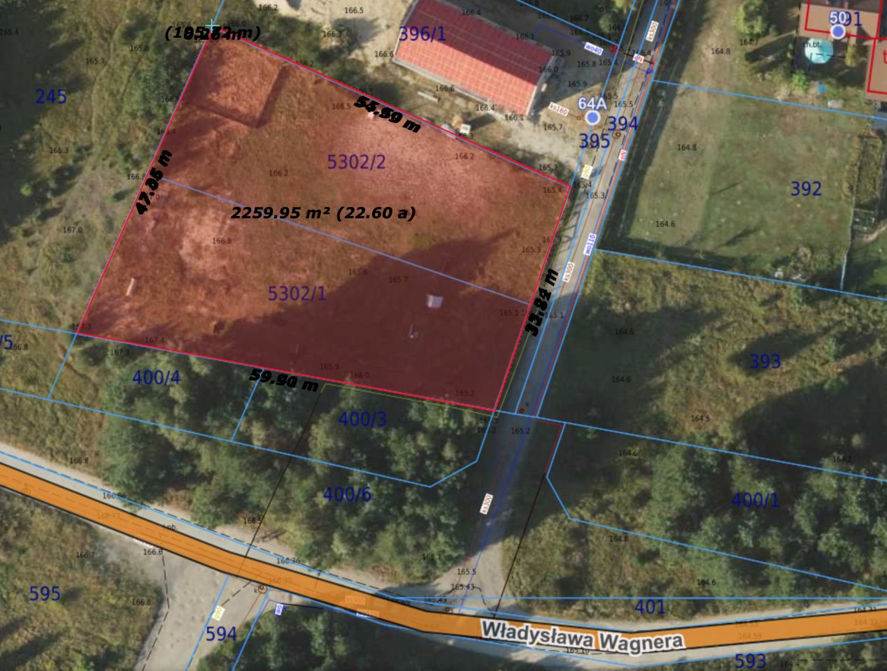 Działka budowlana Gdynia Chwarzno-Wiczlino, ul. Władysława Wagnera. Zdjęcie 3