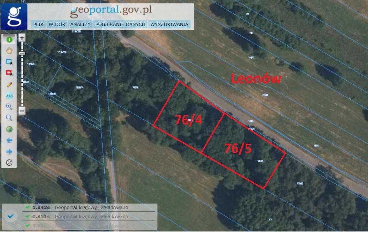 Działka budowlana Leonów. Zdjęcie 3