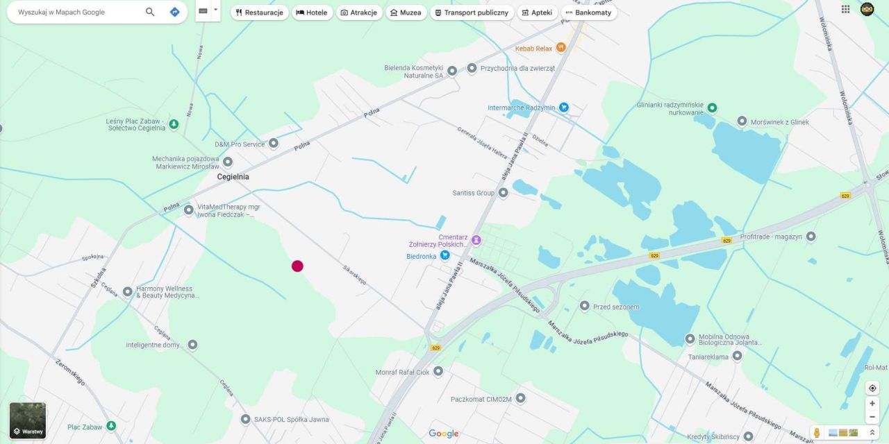 Działka budowlana Cegielnia, ul. gen. Władysława Sikorskiego. Zdjęcie 2