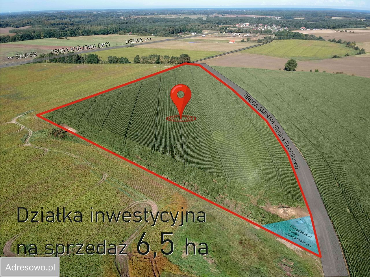 Działka inwestycyjna Włynkowo. Zdjęcie 5