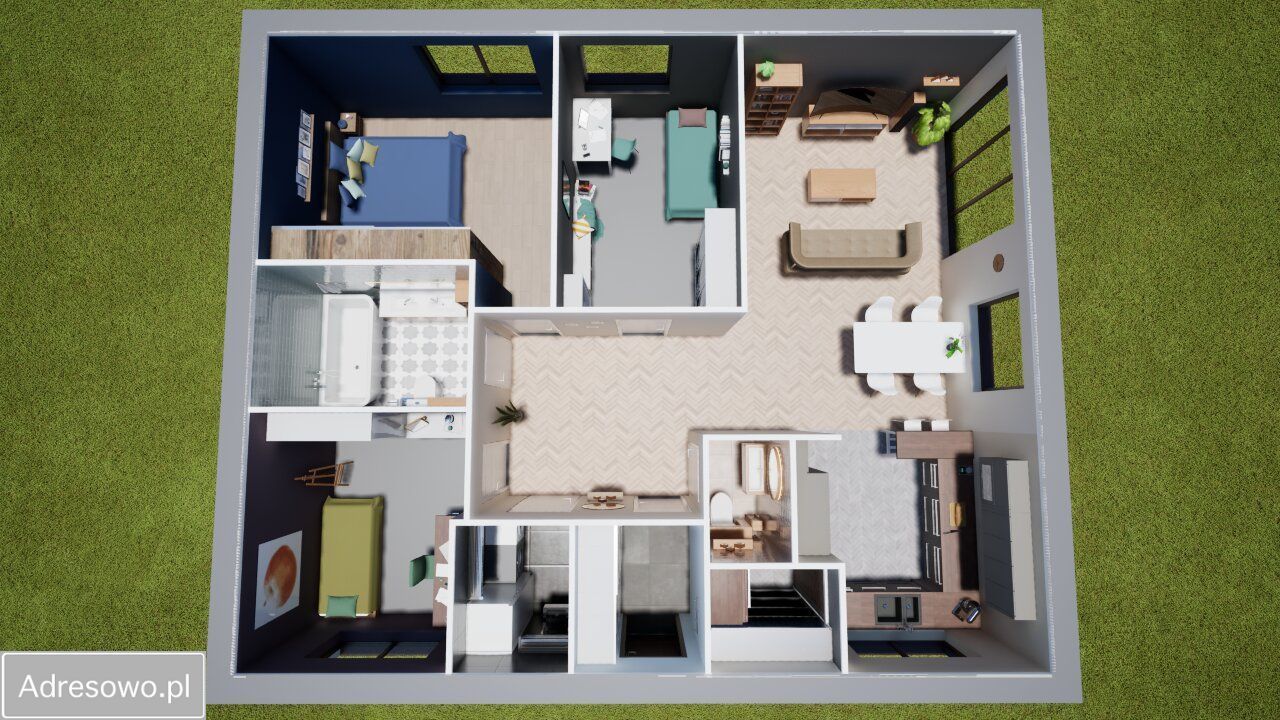 dom wolnostojący, 4 pokoje Żarowo, ul. Modrzewiowa. Zdjęcie 20