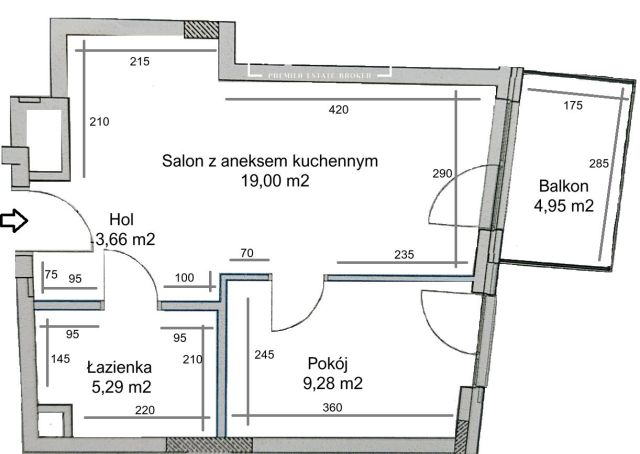 Mieszkanie 2-pokojowe Warszawa Mokotów, ul. Kwitnących Jabłoni. Zdjęcie 19