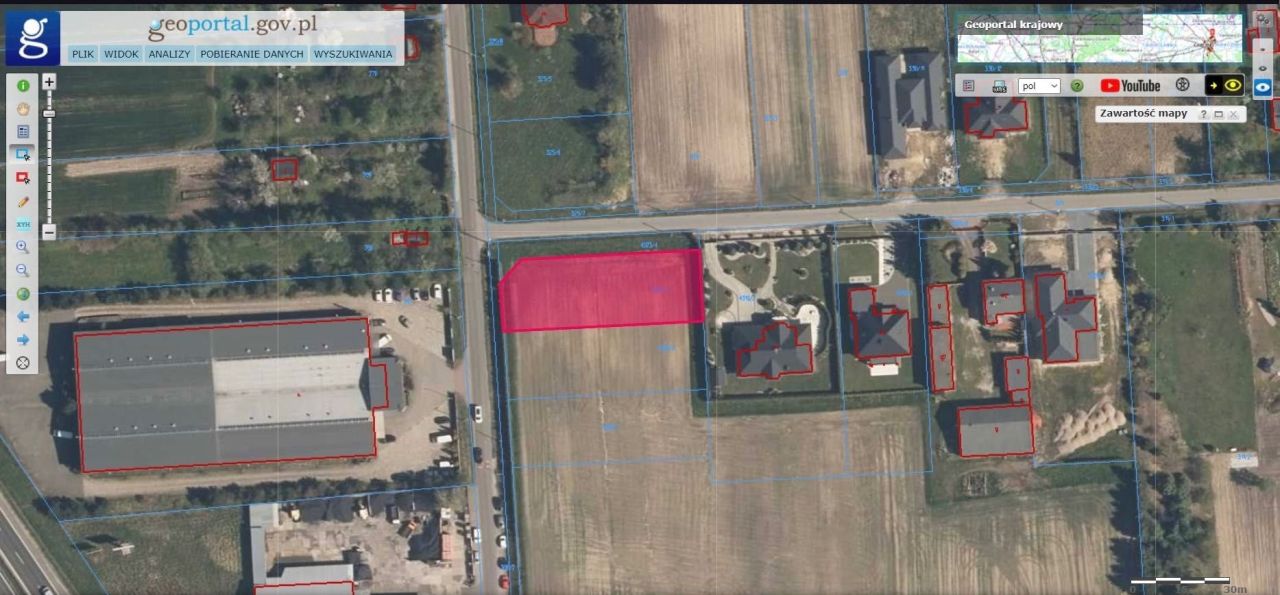 Działka budowlana Rzgów, ul. Stadionowa