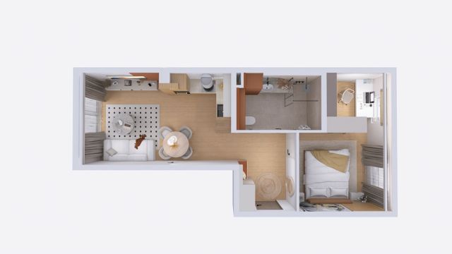 Mieszkanie 3-pokojowe Lublin, pl. Obrońców Lublina. Zdjęcie 20