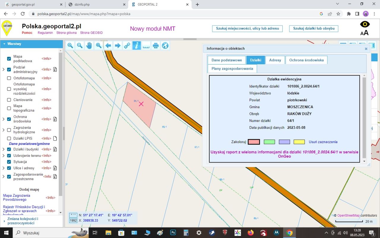 Działka rolna Raków Duży, ul. Graniczna. Zdjęcie 2