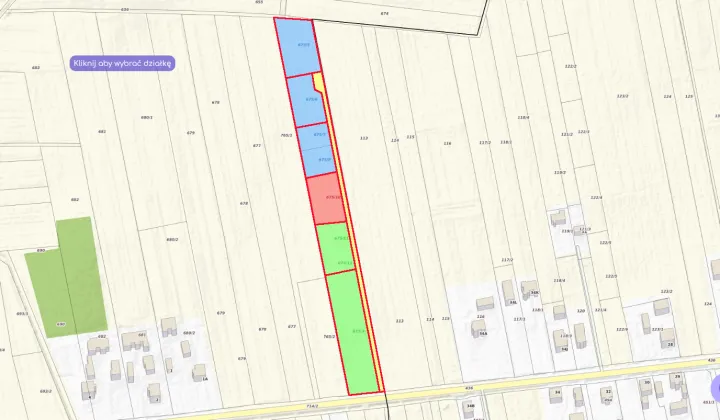 Działka budowlana Brzyście Kolonia