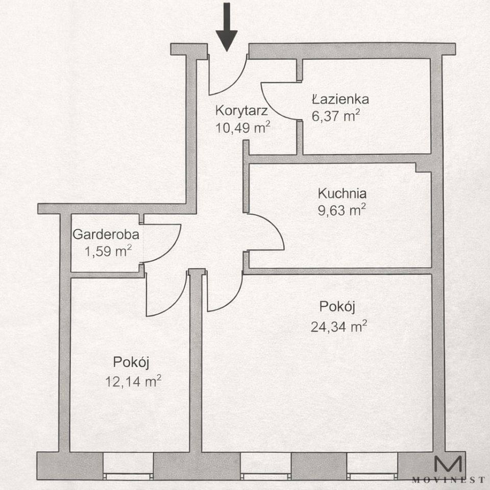 Mieszkanie 2-pokojowe Poznań Centrum, ul. Wierzbowa. Zdjęcie 8