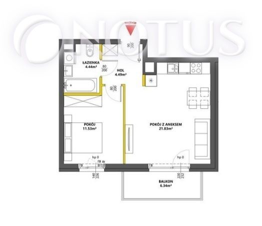 Mieszkanie 2-pokojowe Warszawa Praga-Południe. Zdjęcie 3