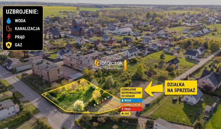 Działka budowlana Wierzchucino, ul. Kapitańska