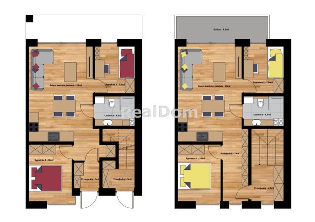 dom szeregowy, 4 pokoje Kraków Dębniki, ul. Spacerowa. Zdjęcie 8