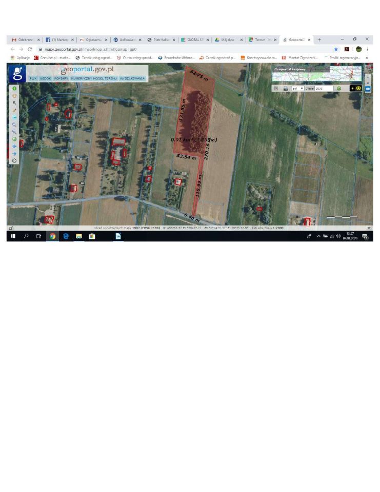 Działka budowlana Izbiska. Zdjęcie 3