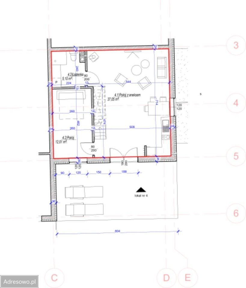 Mieszkanie 4-pokojowe Grobia. Zdjęcie 9