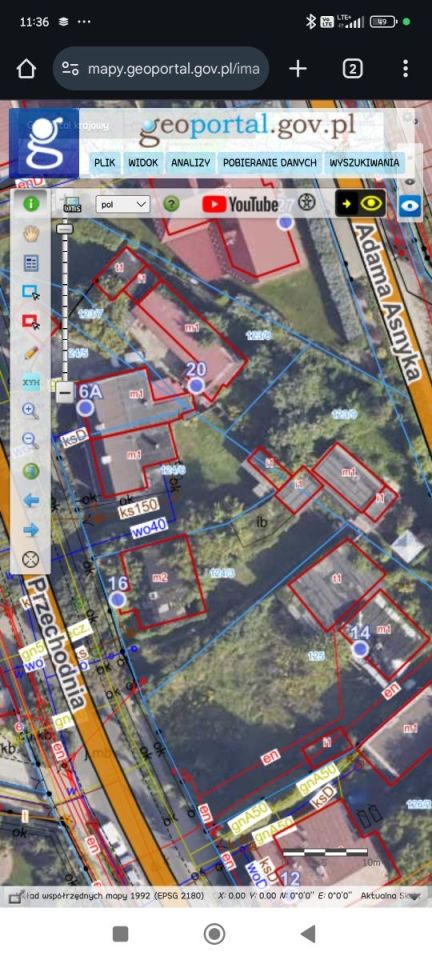 Działka budowlana Radom Śródmieście, ul. Przechodnia