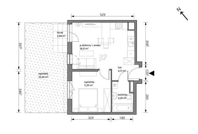 Mieszkanie 2-pokojowe Warszawa Włochy, ul. Trzcinowa. Zdjęcie 7
