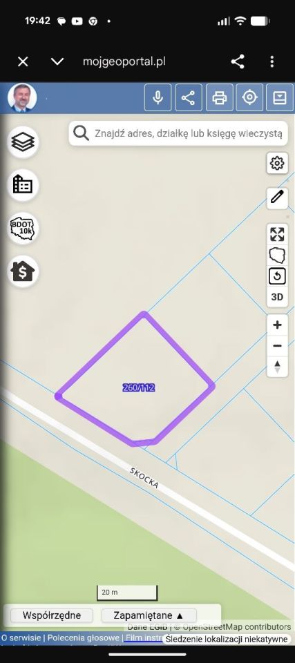 Działka budowlana Potrzanowo, ul. Skocka. Zdjęcie 7