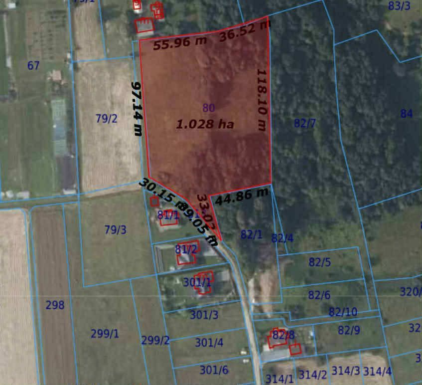 Działka rolno-budowlana Włosań. Zdjęcie 3