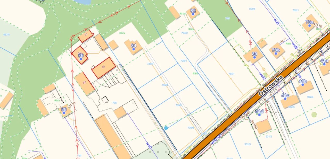 Działka budowlana Kościelna Wieś, ul. Ostrowska. Zdjęcie 4