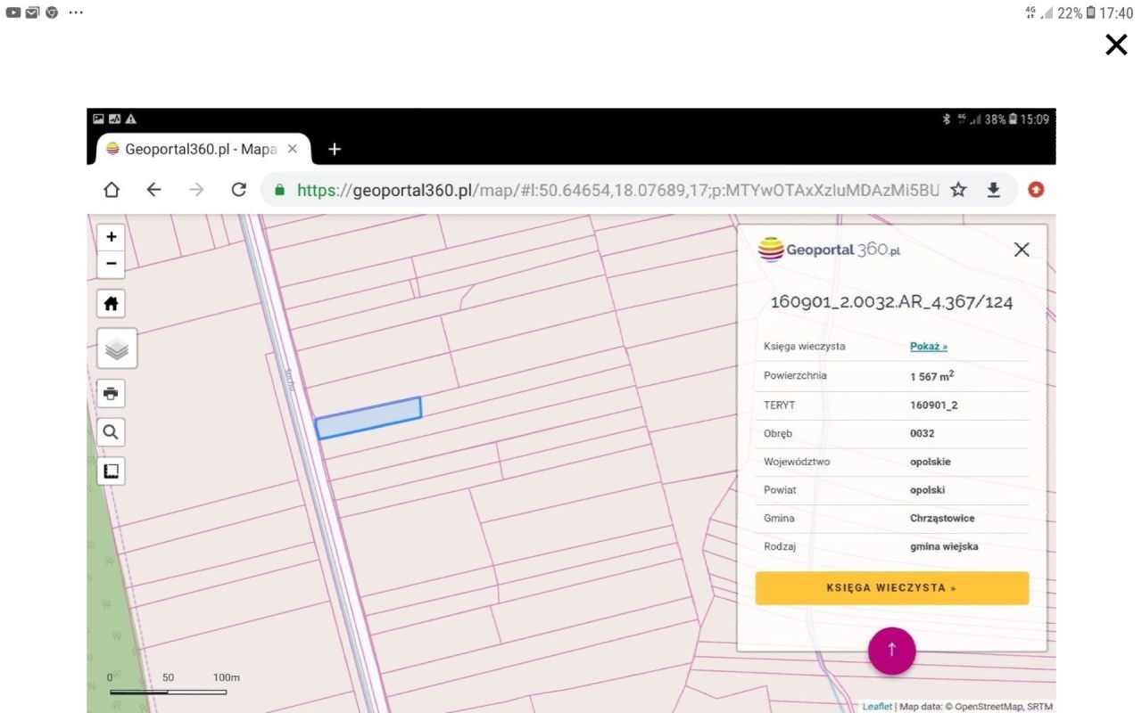 Działka rolno-budowlana Chrząstowice. Zdjęcie 5
