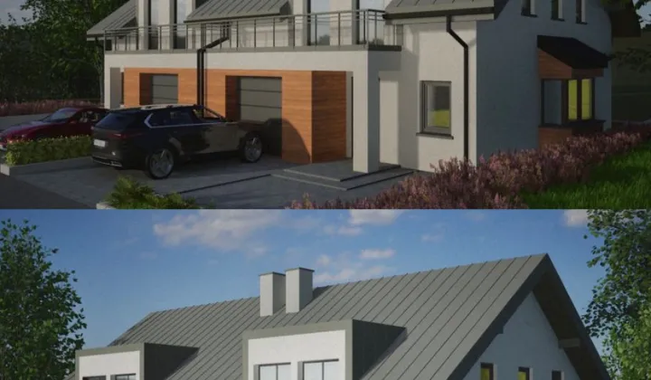 bliźniak, 5 pokoi Mordarka