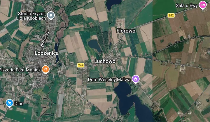 Działka rolna Luchowo