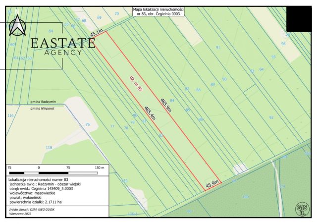 Działka rolna Cegielnia. Zdjęcie 1