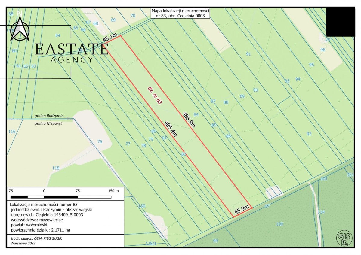 Działka rolna Cegielnia. Zdjęcie 1