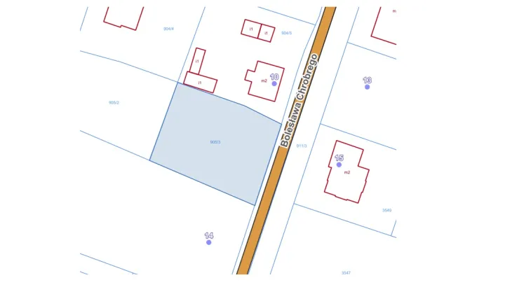 Działka budowlana Trzcianka Osiedle Obotryckie, ul. Bolesława Chrobrego