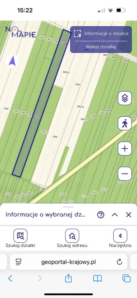 Działka leśna Osowa