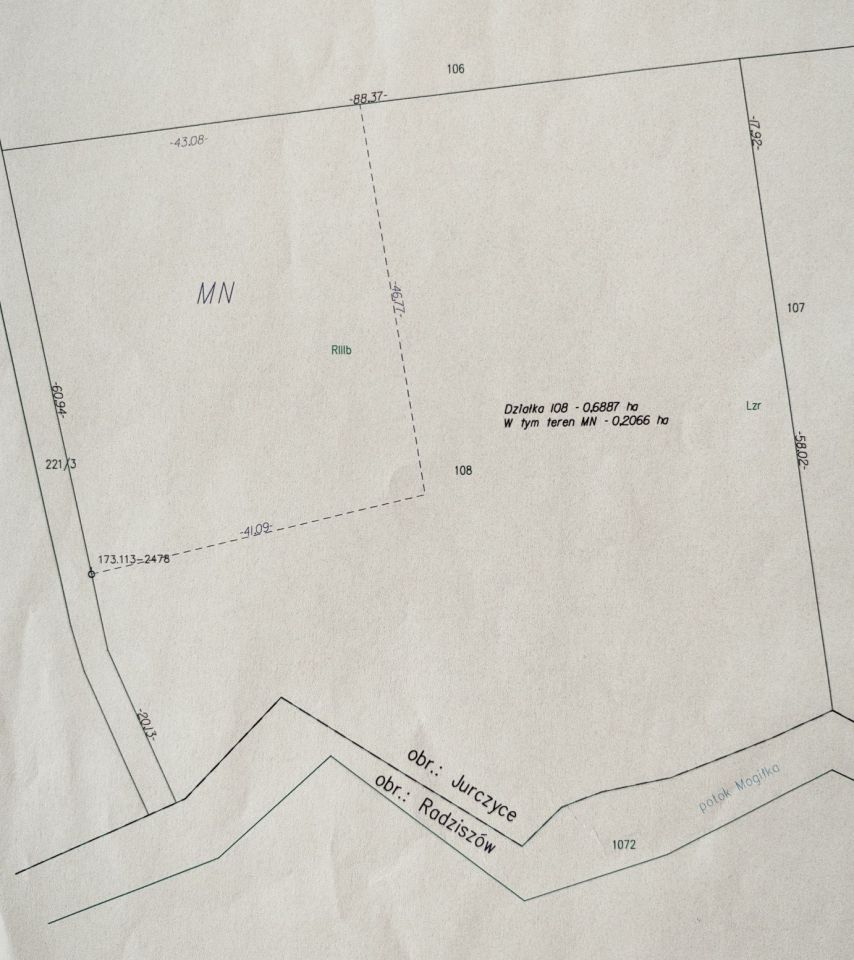 Działka rolno-budowlana Jurczyce. Zdjęcie 3