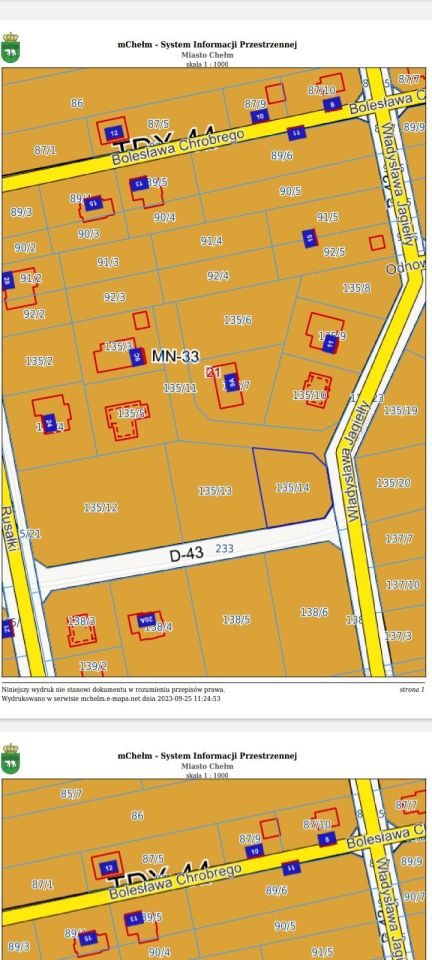 Działka budowlana Chełm, ul. Władysława Jagiełły. Zdjęcie 5