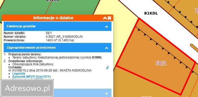 Działka budowlana Niemodlin, ul. Podgórna. Zdjęcie 3